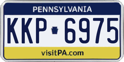 PA license plate KKP6975