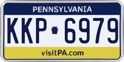 PA license plate KKP6979
