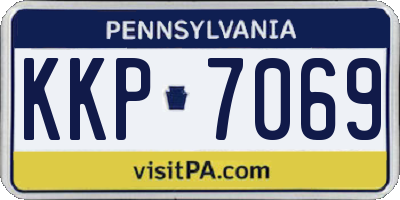 PA license plate KKP7069