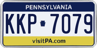 PA license plate KKP7079