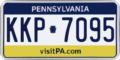 PA license plate KKP7095
