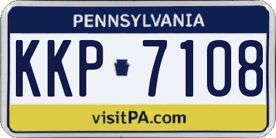 PA license plate KKP7108