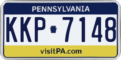 PA license plate KKP7148