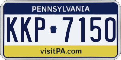 PA license plate KKP7150