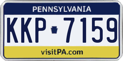 PA license plate KKP7159