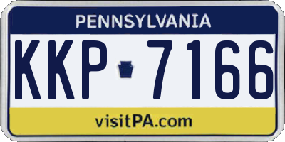 PA license plate KKP7166