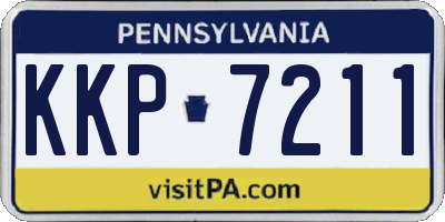 PA license plate KKP7211