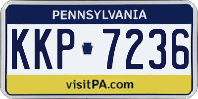 PA license plate KKP7236
