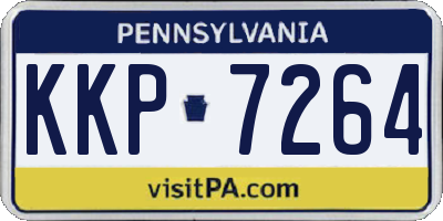 PA license plate KKP7264