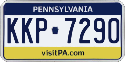 PA license plate KKP7290