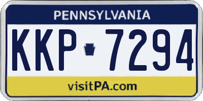 PA license plate KKP7294