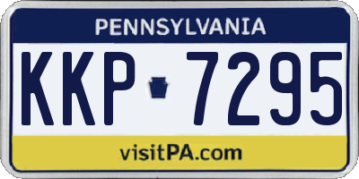 PA license plate KKP7295