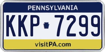 PA license plate KKP7299