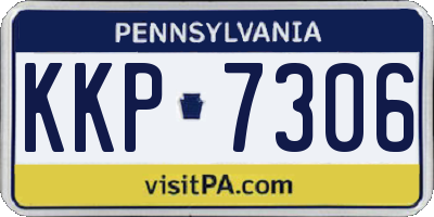 PA license plate KKP7306