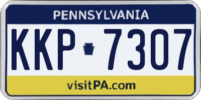 PA license plate KKP7307