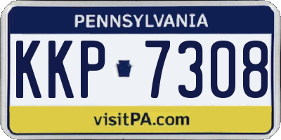 PA license plate KKP7308
