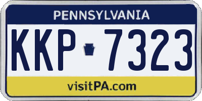 PA license plate KKP7323