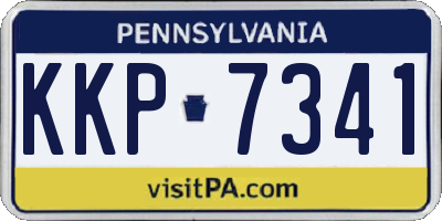PA license plate KKP7341
