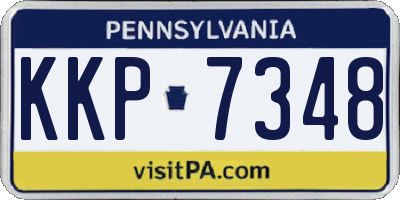 PA license plate KKP7348