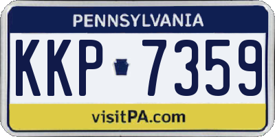 PA license plate KKP7359