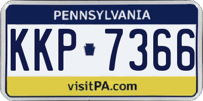PA license plate KKP7366