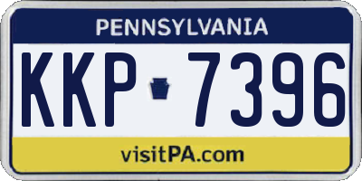 PA license plate KKP7396