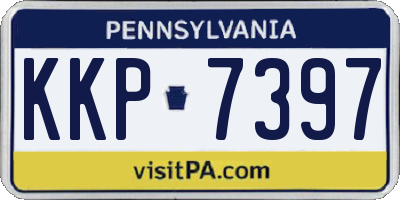 PA license plate KKP7397
