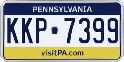 PA license plate KKP7399