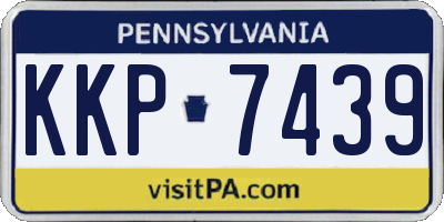 PA license plate KKP7439