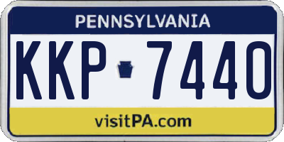 PA license plate KKP7440