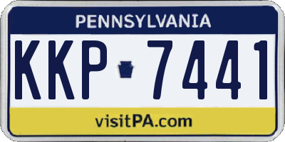 PA license plate KKP7441