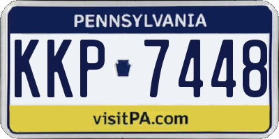 PA license plate KKP7448