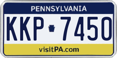 PA license plate KKP7450