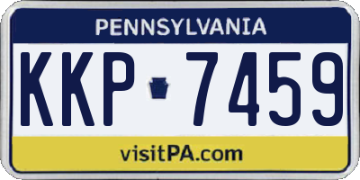 PA license plate KKP7459