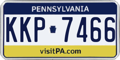 PA license plate KKP7466