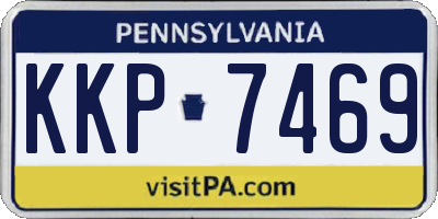 PA license plate KKP7469