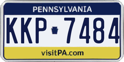 PA license plate KKP7484