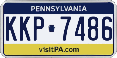 PA license plate KKP7486