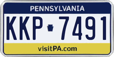 PA license plate KKP7491