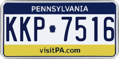 PA license plate KKP7516