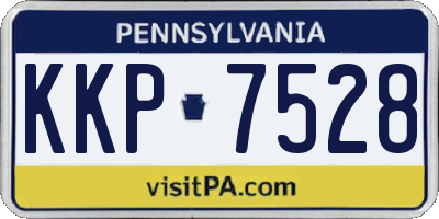 PA license plate KKP7528