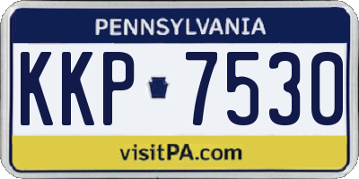 PA license plate KKP7530