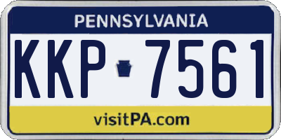 PA license plate KKP7561