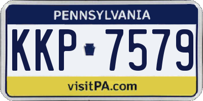 PA license plate KKP7579