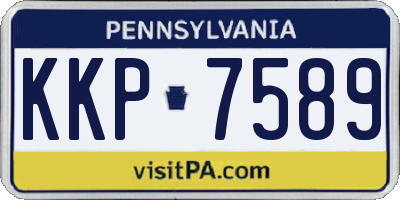 PA license plate KKP7589