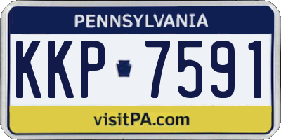 PA license plate KKP7591
