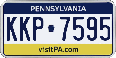 PA license plate KKP7595