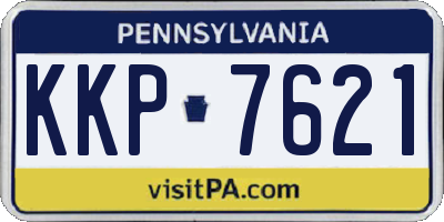 PA license plate KKP7621
