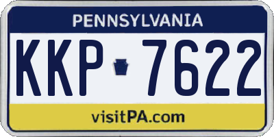 PA license plate KKP7622