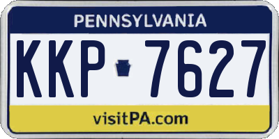 PA license plate KKP7627